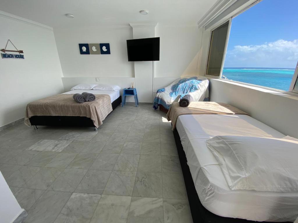 Apartamentos Con Playa Privada Y Vista Al Mar San Andrés 외부 사진